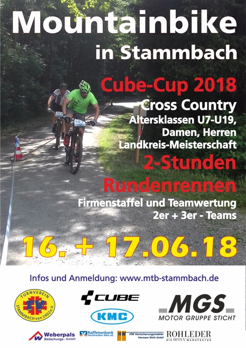 Mountainbike Wochenende in Stammbach 16. und 17. Juni 2018 MTB-Meisterschaft landkreis Hof